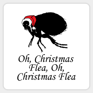 Oh Christmas Flea - Funny Quote Sticker